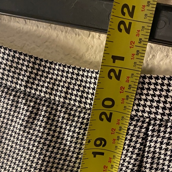 Talbots Black & White Houndstooth Pencil Skirt - Picture 12 of 12
